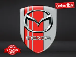 Mazda Vinilos Ventana Auto Deporte Personalizables Minimalistas